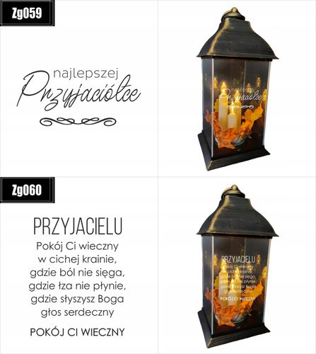ZNICZ LAMPION z GRAWEREM dla Matki Chrzestnej na Arena.pl