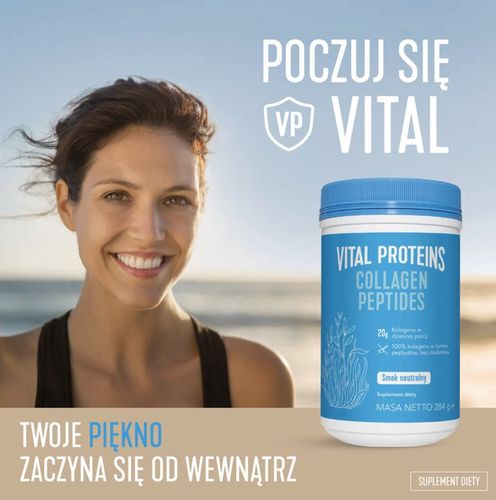 Vital Proteins Collagen Peptides Suplement diety smak neutralny 567g na Arena.pl