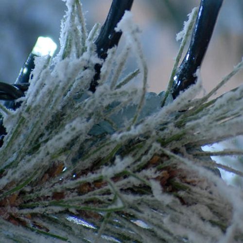 ŚWIATEŁKA LAMPKI CHOINKOWE 500 LED ZIMNY BIAŁY BIAŁE WEWNĘTRZNE ZEWNĘTRZNE na Arena.pl