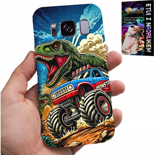 ETUI DO SAMSUNG GALAXY S8 -DINOZAUR W MONSTERTRUCKU WZORY DLA DZIECI na Arena.pl