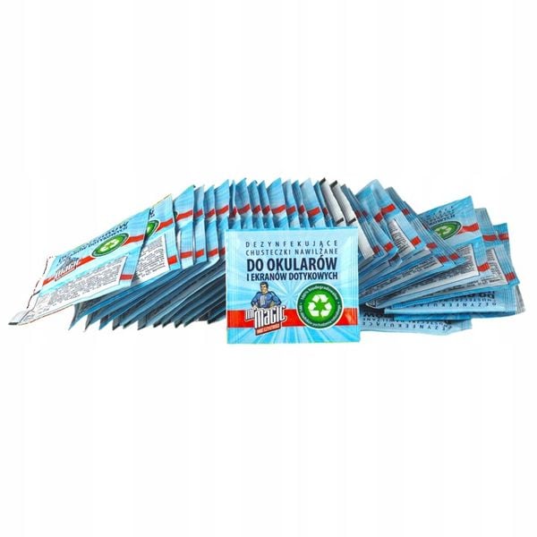 CHUSTECZKI NAWILŻANE DO OKULARÓW MR MAGIC 4x 60SZT zdjęcie 6