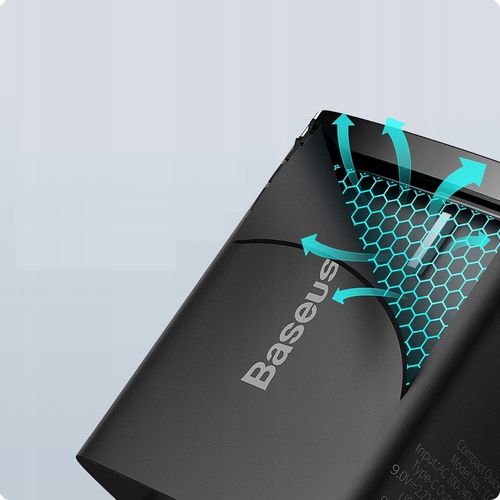 BASEUS SZYBKA ŁADOWARKA DO TELEFONU ZASILACZ USB USB-C TYP-C 20W PD QC 3.0 na Arena.pl