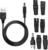 AQSQWQ Zestaw Kabli Ładowania Do Golarek USB 7 Końcówek Uniwersalny