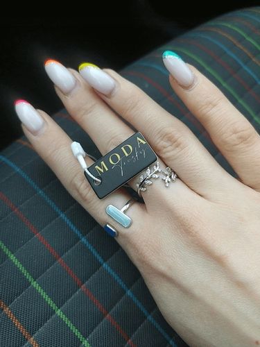 Srebrny Pierścionek Regulowany Srebro 925 Trusky na Arena.pl