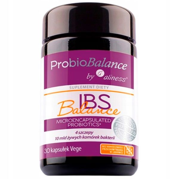 Aliness Probiotyk PROBIOBALANCE IBS 10mld bakterii 4 szczepy Zdrowe Jelita zdjęcie 2