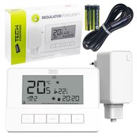 STEROWNIK REGULATOR TERMOSTAT POKOJOWY T-4.2 BEZPRZEWODOWY TYGODNIOWY TECH