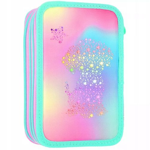 PIÓRNIK TRZYKOMOROWY Z WYPOSAŻENIEM DLA DZIEWCZYNKI OMBRE KOT PIES KOTKIEM na Arena.pl