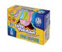 farby plakatowe pastel 6 kolrów 20 ml 4281