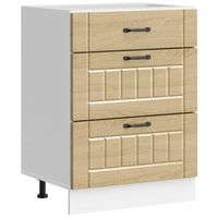 Szafka kuchenna dolna „Lucca” Dąb Sonoma Drewno klejone