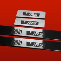 Listwa progowa SKODA FABIA MK1 VRS FABIA Stal nierdzewna 304 połysk 4szt