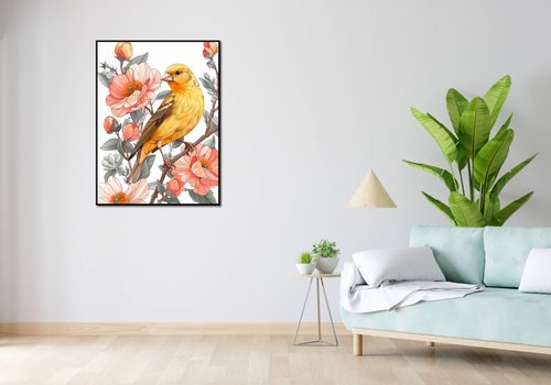 Plakat 75x100cm Wiosenny Śpiewaczek na Arena.pl