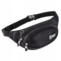 Saszetka na pas torba nerka ST.RIGHT skóra węża, SHINY SNAKE WĄŻ