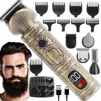 MASZYNKA DO STRZYŻENIA WŁOSÓW BRODY, 7W1 GOLARKA, TRYMER DO BRODY,