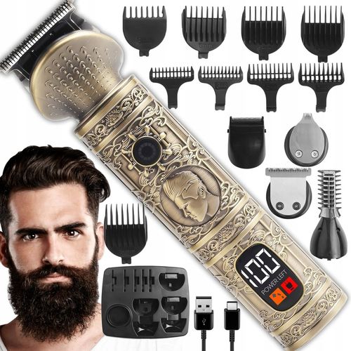 MASZYNKA DO STRZYŻENIA WŁOSÓW BRODY, 7W1 GOLARKA, TRYMER DO BRODY, na Arena.pl