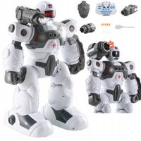 MULTIFUNKCYJNY ROBOT STEROWANY STRZELA STRZAŁKAMI PARĄ PILOT PROGRAMOWANIE