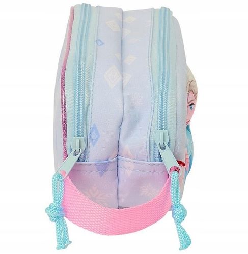 Piórnik szkolny saszetka rozkładany dwukomorowy KRAINA LODU ELSA 3d na Arena.pl