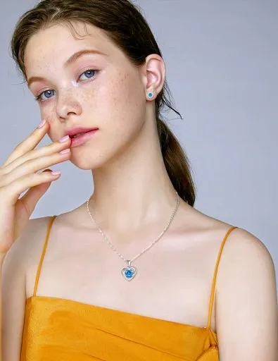 Mennica Świdnicka - Serca Zestaw Prezent na Urodziny Komplet Srebro zdjęcie 4