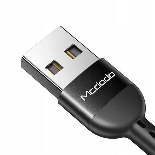MCDODO KABEL USB-C SPIRALNY SPRĘŻYNOWY SZYBKIE ŁADOWANIE USB TYP C LED 2M na Arena.pl