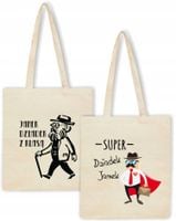 Eko Torba z nadrukiem PREZENT dla dziadka z klasą