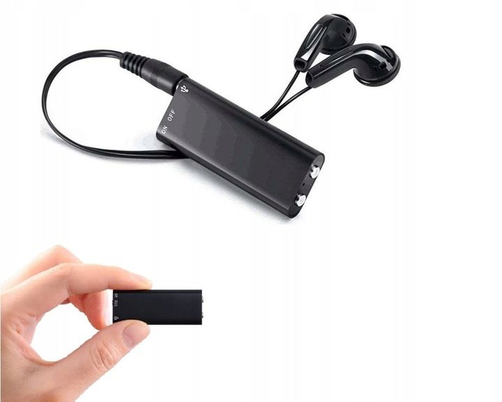 MINI DYKTAFON CYFROWY PODSŁUCH SZPIEGOWSKI MP3 zdjęcie 1