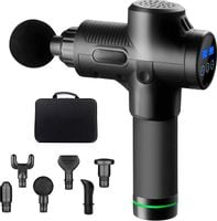 PISTOLET DO MASAŻU 6 GŁOWIC MASAŻER CIAŁA MOCNY