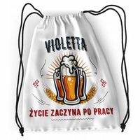 Plecak Dla Violetty Sportowy Szkolny Worek Torba Z Nadrukiem Ze Zdjęciem