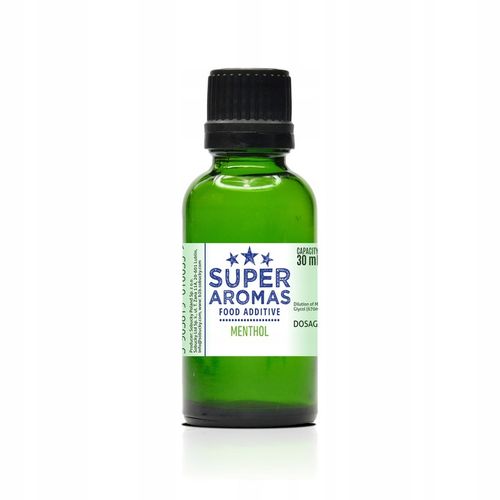 SUPER AROMAS Dodatek Spożywczy MENTHOL 30 ml na Arena.pl