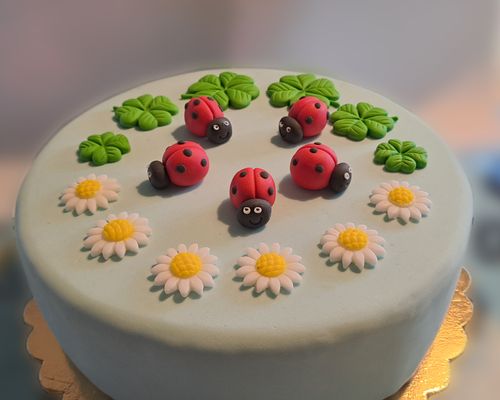 Cukrowa figurka na tort  biedronka na Arena.pl