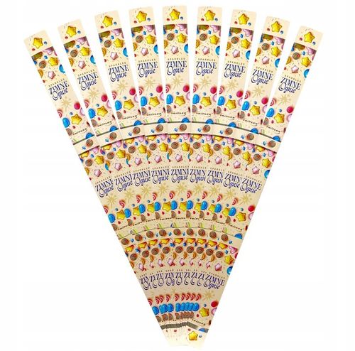 DŁUGIE ZIMNE OGNIE ŁADNE OPAKOWANIE Triplex 70 cm 100 sztuk na Arena.pl