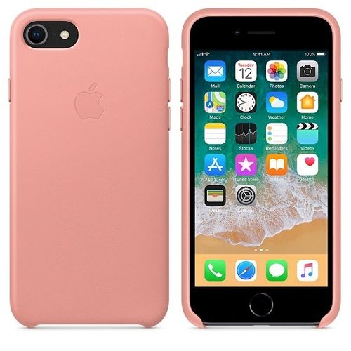 Apple iPhone 8 / 7 Leather Case - Soft Pink na Arena.pl