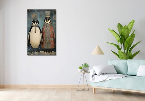 Obraz 60x100cm Królewskie Pingwiny na Arena.pl