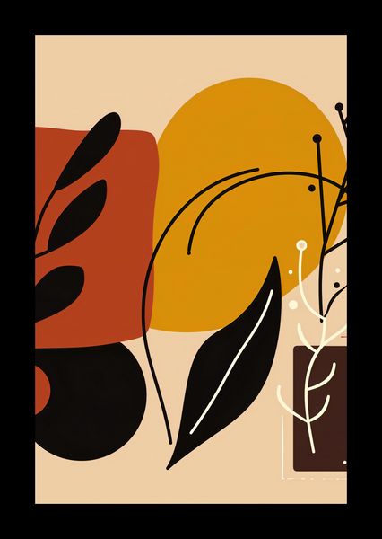 Plakat 20x30cm Ciepłe Kontury zdjęcie 2