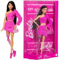 Lalka Barbie Deluxe Style Falbanki i róża HYV26