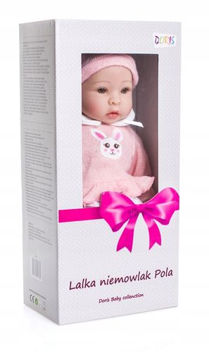 PACHNĄCA LALKA NIEMOWLAK BOBAS POLA Mówi Śpiewa po PL 40 cm + SMOCZEK na Arena.pl