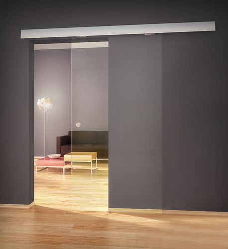 Drzwi szklane przesuwne design-lux bezbarwne na Arena.pl