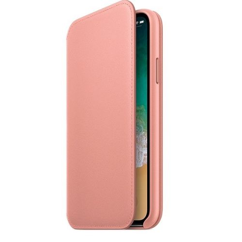 Apple iPhone X Leather Folio - Soft Pink na Arena.pl