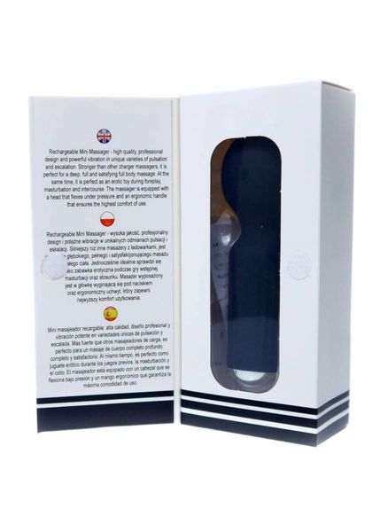Stymulator-Rechargeable Mini Masager USB 20 Functions - Black zdjęcie 9