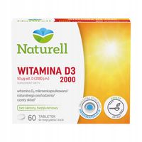 Naturell Witamina D3 2000 odporność 60 tab.