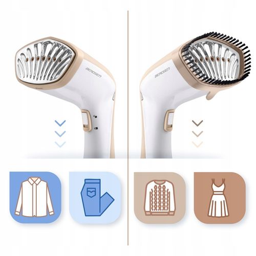 Parownica do ubrań 1600W Steamer parowy Żelazko parowe ZESTAW 26g/min na Arena.pl