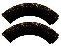 Papilotki na muffinki Sparkling, 6 szt.