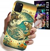 ETUI DO SAMSUNG GALAXY A81 - ZNAK ZODIAKU, RYBA ASTRONOMIA + FOLIA