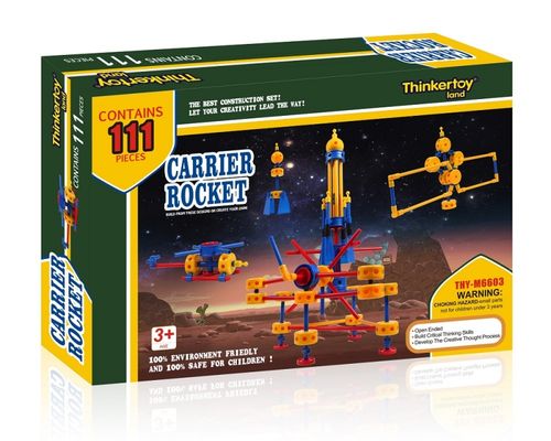 KLOCKI THINKERTOY 111 ELEMENTÓW CARRIER ROCKET na Arena.pl