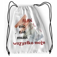 Plecak Dla Alana Sportowy Szkolny Worek Torba Z Nadrukiem Ze Zdjęciem