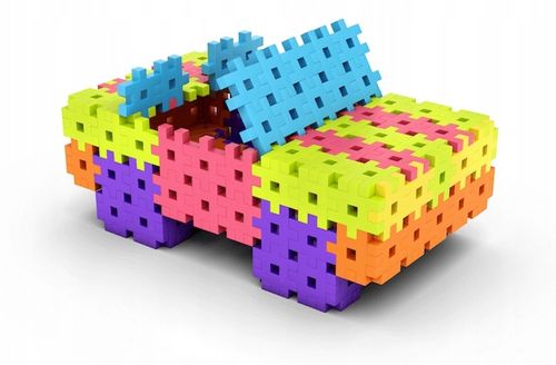 Klocki Konstrukcyjne Wafle Basic 600 El NA PREZENT dla chłopca 3+ Meli na Arena.pl