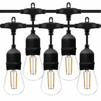 GIRLANDA LED lampki ogrodowe wodoodporne 15m