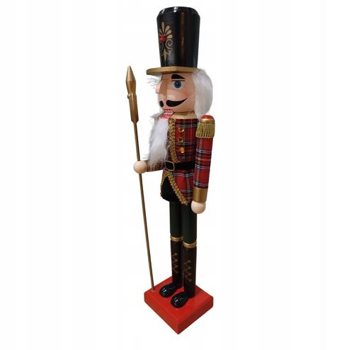 Drewniany Duży Dziadek do orzechów 50cm Nutcracker Święta na Arena.pl