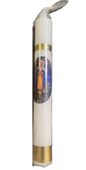 gromnica 5szt. 28cm 4557 matka boska gromniczna wilk biała | gz-014