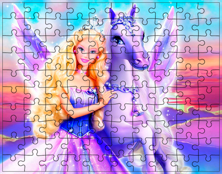 Puzzle Barbie zdjęcie 1