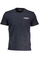NAPAPIJRI MĘSKI NIEBIESKI T-SHIRT Z KRÓTKIM RĘKAWEM UNIW