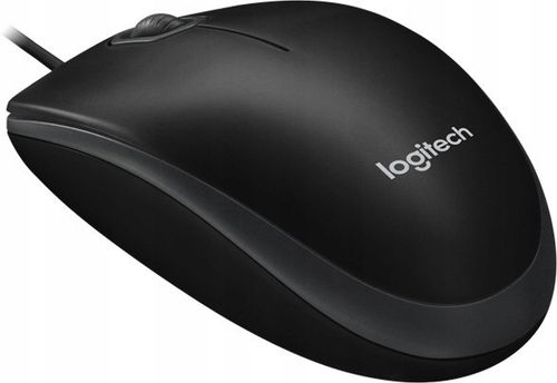 Mysz Logitech B100 przewodowa czarna USB 800 DPI na Arena.pl